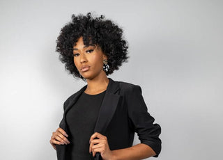 Black & White Hexagon Earrings