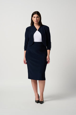 Classic Long Pencil Skirt by Joseph Ribkoff