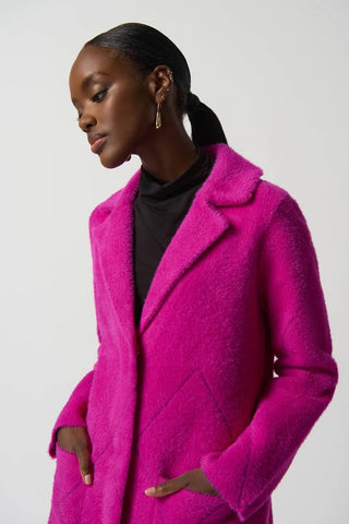 Notched Collar Coat by Joseph Ribkoff