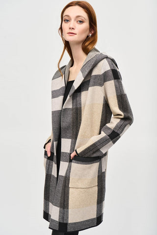 Brushed Jacquard Sweater Cover Up By Joseph Ribkoff