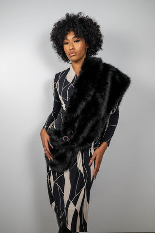 Faux Fur Cape by Joseph Ribkoff