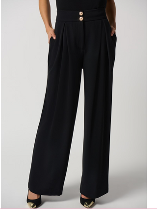 Woven Wide-Leg Pants by Joseph Ribkoff