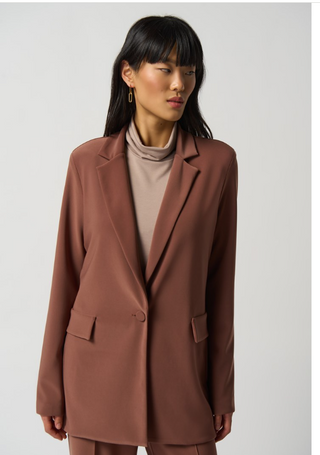 Long Straight Blazer by Joseph Ribkoff